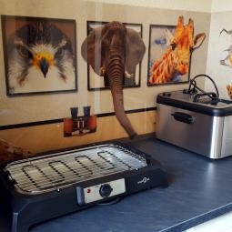 Crédence personnalisée sur balcon